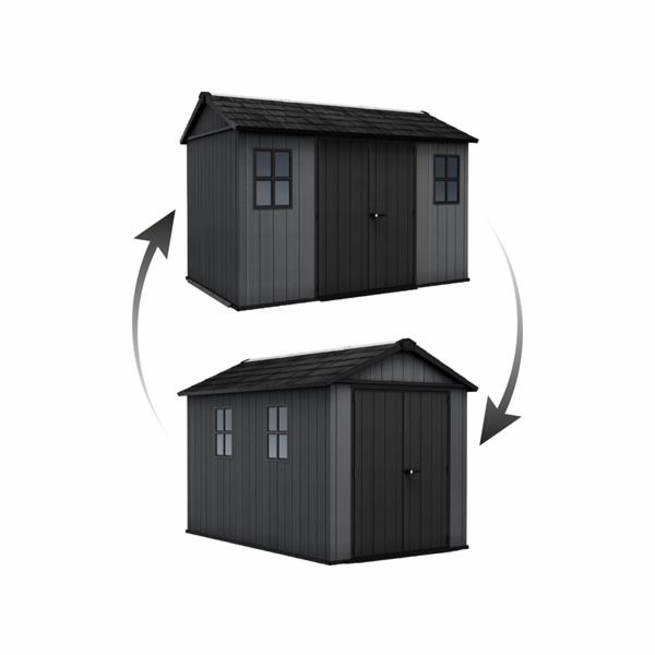 Zahradní domek Keter Newton Plus wide 11x7,5 šedý, s podl...