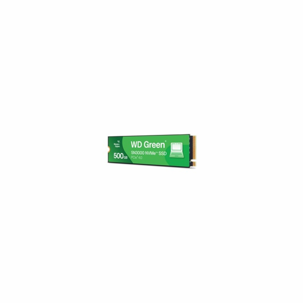 WD GREEN SSD 500GB SN3000, PCIe Gen4x4, M.2 2280, (R:5000...