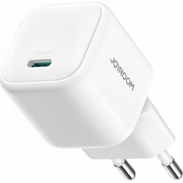Joyroom JR-TCG08 GaN Mini 20W mains charger (white)