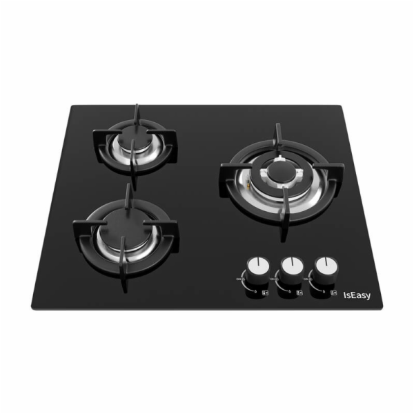 IsEasy MGBG-603 třízónový plynový sporák se skleněným pan...