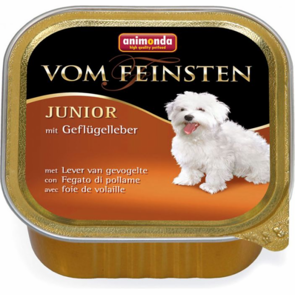 ANIMONDA Vom Feinsten Junior Poultry liver - vlhké krmivo...