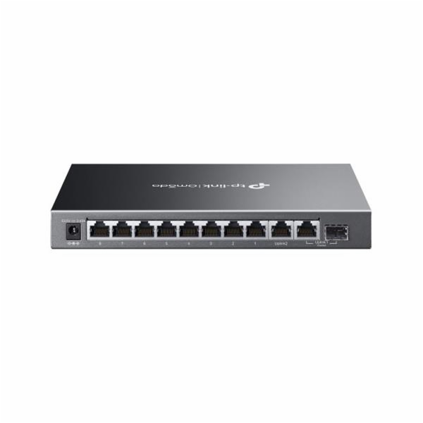 Switch TP-Link ES210GMP 1x SFP combo, 8x GLan s Poe+, 123...