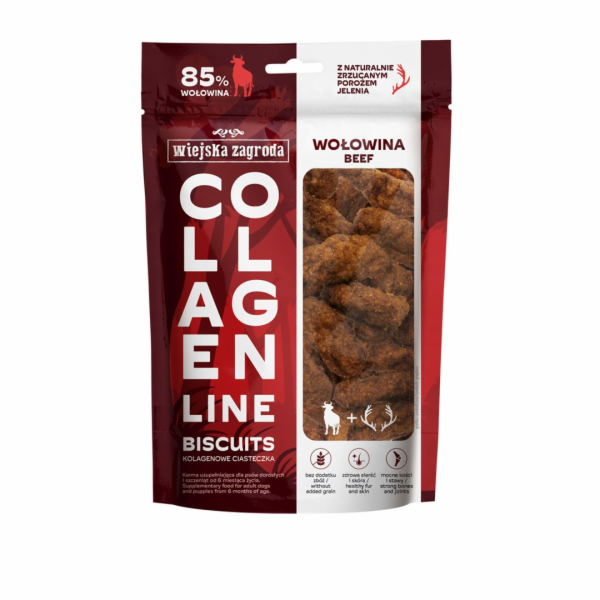 WIEJSKA ZAGRODA Collagen Line Collagen cookies Beef - pam...