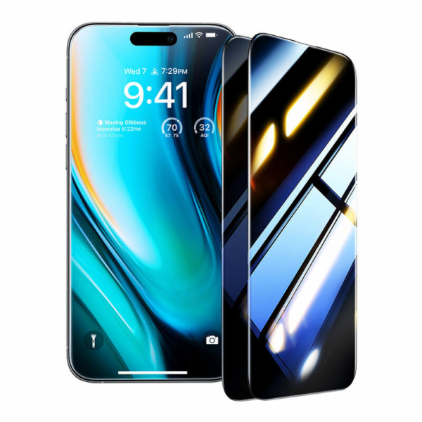 Privátní tvrzené sklo Master Privacy Glass pro iPhone 16 Pro