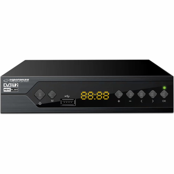 Esperanza EV107R set-top box Kabel Černá