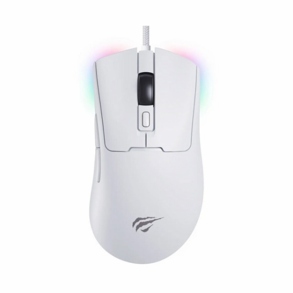 Kabelová herní myš Havit MS966 RGB (bílá)