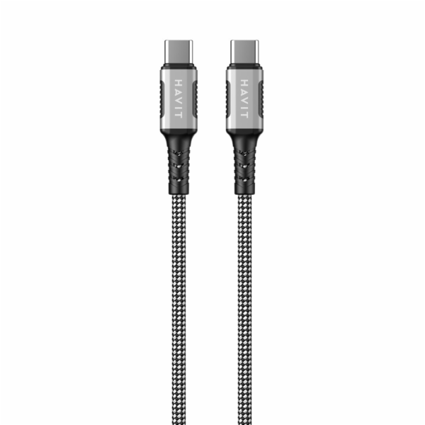 Havit CB6297 - Magnetický kabel USB typ C na USB typ C, 1...