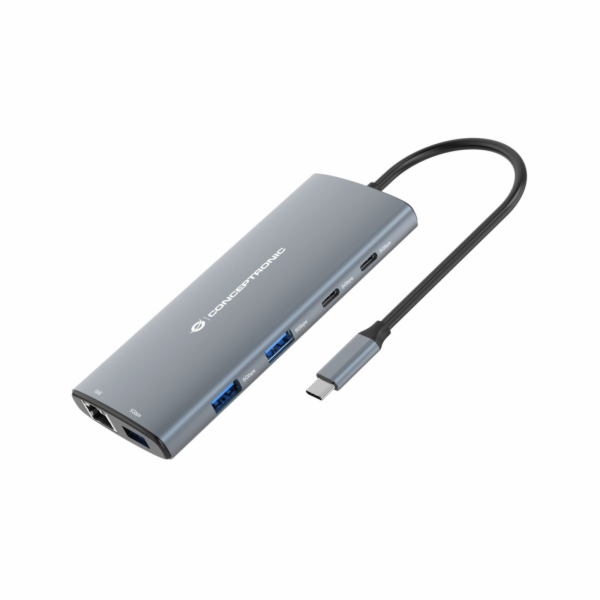 Conceptronic USB HUB CONCEPTRONIC 10-in-1 Dock USB-C->HDM...