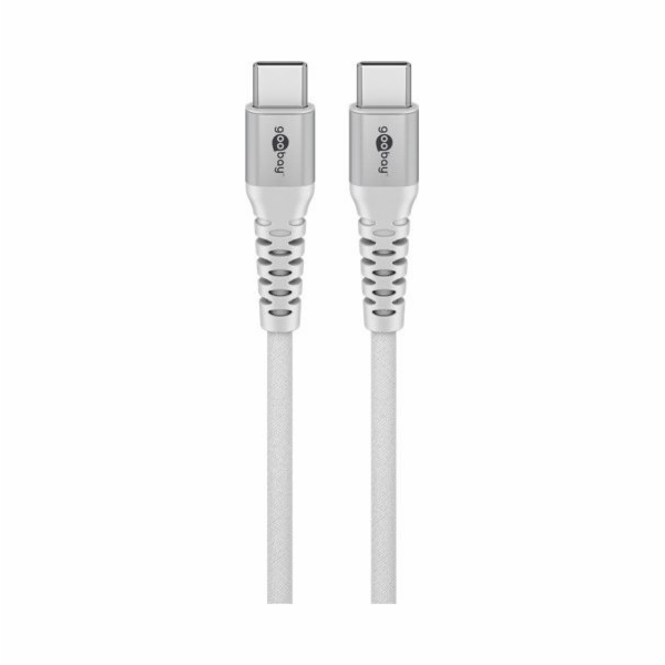 textilní kabel goobay Supersoft USB 2.0, zástrčka USB-C >...