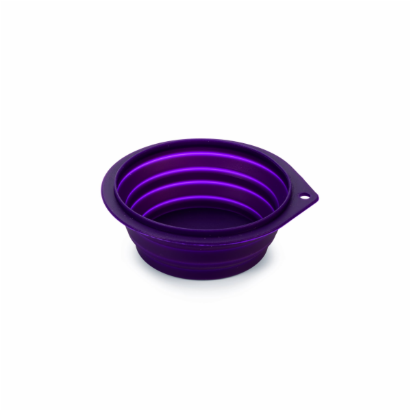 Karlie Cestovní miska silikonová fialová 500ml