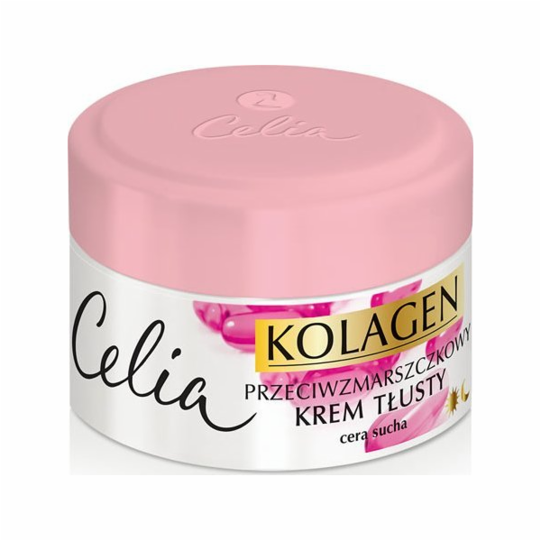 Celia Collagen Series Olejový krém proti vráskám pro such...
