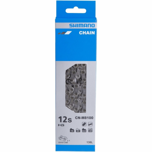Řetěz SHIMANO XT CN-M8100 - 12 rychlostí - 138 článků + r...
