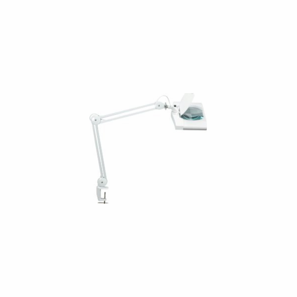 MAUL LED stolní lampa Lupenleuchte Vitrum mit Klemmfuß weiß