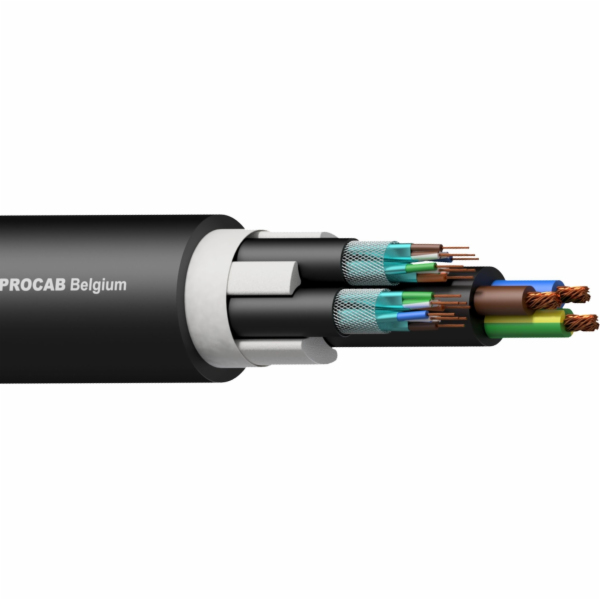 Procab  PNC2527/1 Hybridní kabel: 2 x LAN a napájení – 2 ...