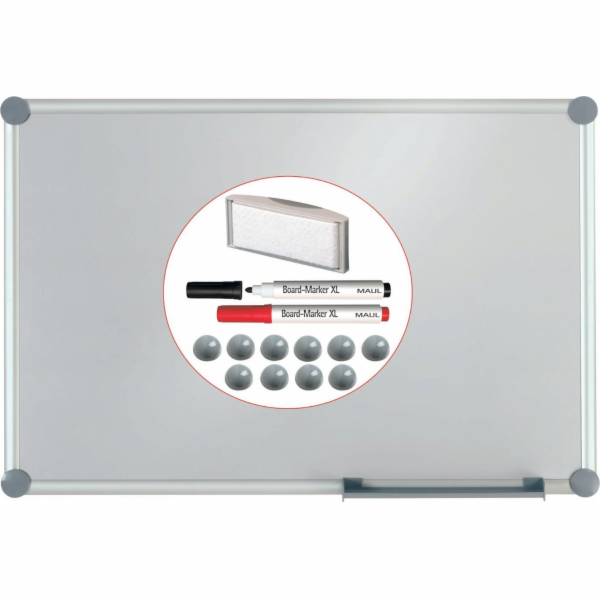 Maul  Whiteboard MAULpro 60x90cm kompletní Sada stříbrná