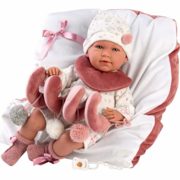 Llorens  17426 Mimi panenka 42 cm s polštářkem a hračkou