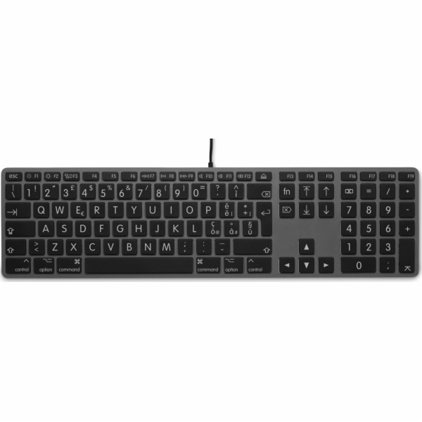 Klávesnice LMP Large Font USB Keyboard 110 kláves drátová...