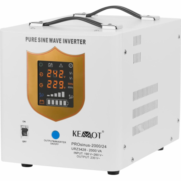 Zdroj záložní KEMOT PROsinus-2000/24 ??1400W 24V White