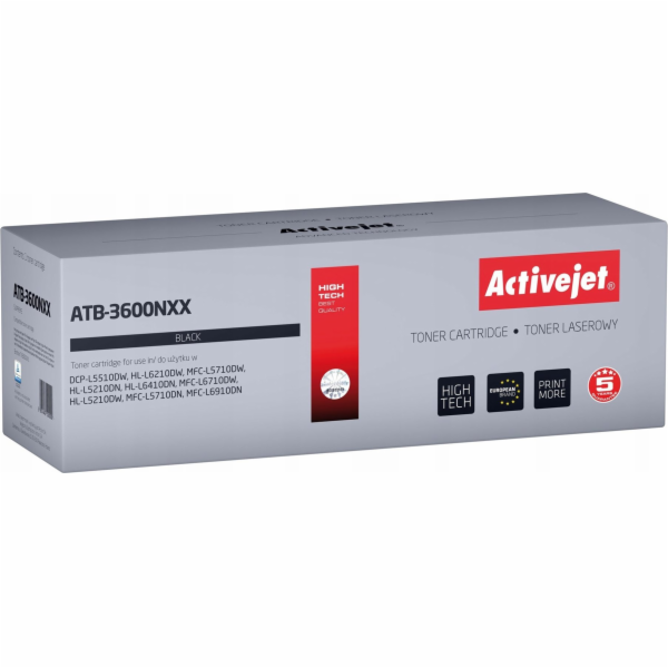 Activejet ATB-3600NXX Toner pro tiskárny Brother; náhradn...
