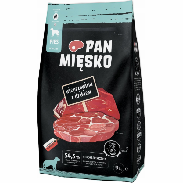PAN MIESKO  Vepřové maso s divočákem M - suché maso pro p...
