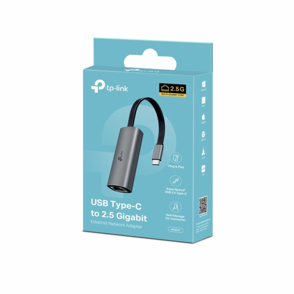 Adaptér TP-Link UE302C USB C na 2,5G Ethernet 