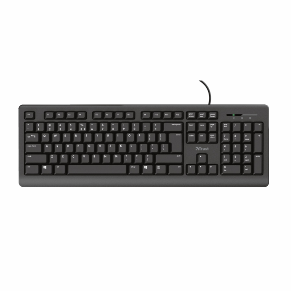 TRUST klávesnice PRIMO, membránová, USB, CZ/SK