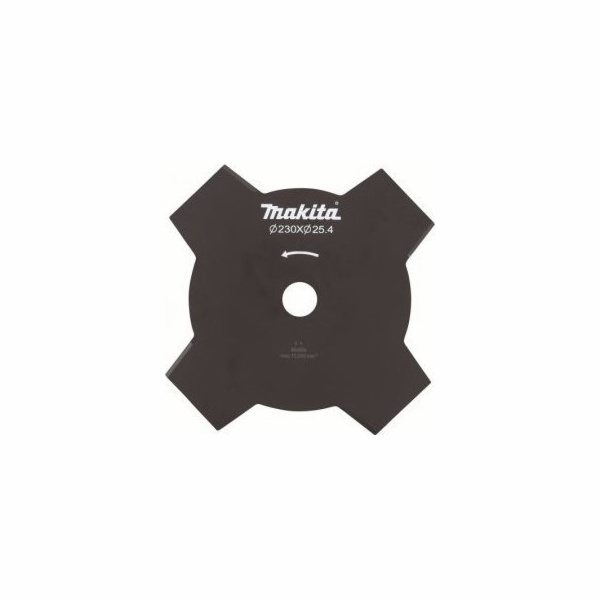 Makita nůž žací 4 zubý 230x25,4x2mm