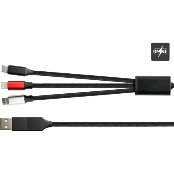 Dobré připojení Nabíjecí kabel 6 v 1 USB-C/USB-A > USB-C ...
