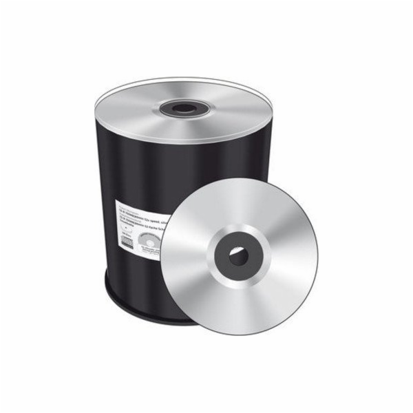 MediaRange CD-R 700MB 100ks Vollflächig beddruckbar stříbrná