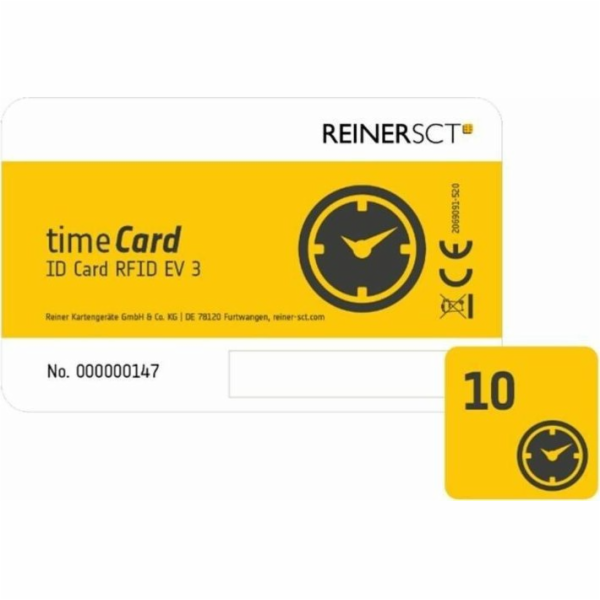 Reiner  SCT Chipkarten 10 DES timeCard ev3