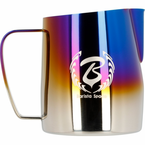 Barista Space  - Titanium Half Blue konvička na mléko 450 ml