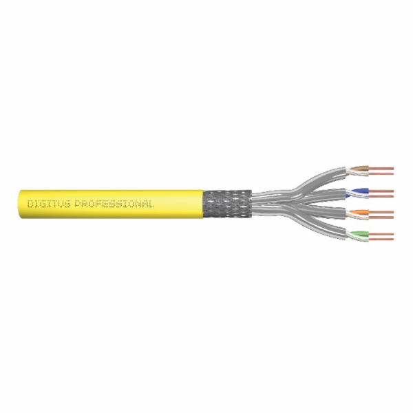 Digitus Cat.7a S/FTP instalační kabel, simplexní, Dca