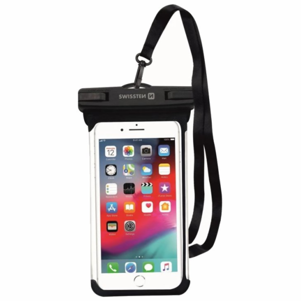 Swissten vodotěsné pouzdro waterproof černé