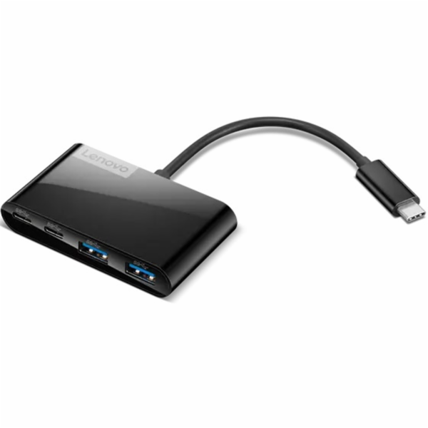 Lenovo Select USB Type-C 4portový USB hub černý