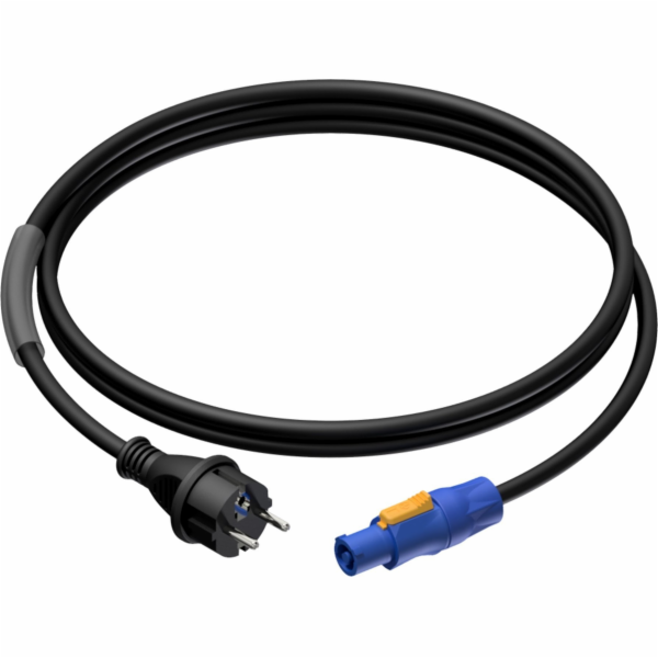 Procab  CAB442/5 Napájecí kabel - schuko samec - powerCON...