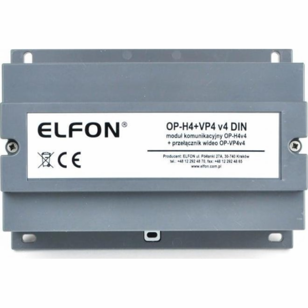 Komunikační modul Elfon OPTIMA OP-H4v4 DIN
