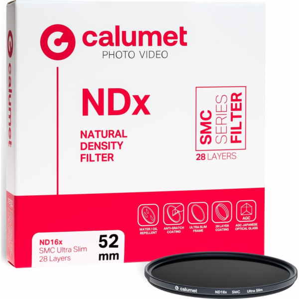 Filtr Calumet Calumet ND16x SMC filtr 52 mm Ultra Slim 28...