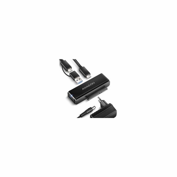 AXAGON ADSA-FPX, USB-C 10Gbps - SATA 6G, 2.5"/3.5" SSD/HD...