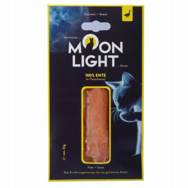 MOONLIGHT Dinner kachní filet – pochoutka pro kočku – 22 g
