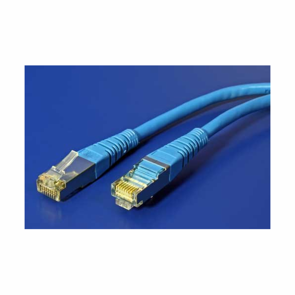 XtendLan patch kabel Cat5E, FTP - 3m, modrý