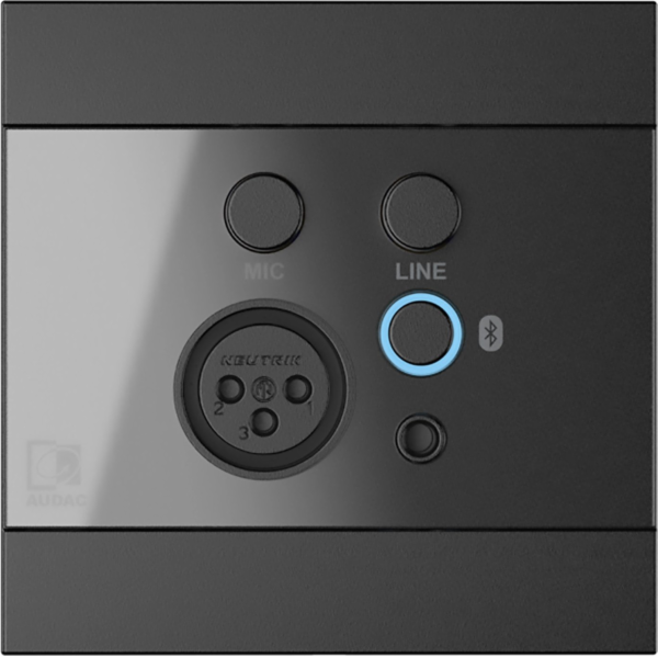 Audac  WP225/B - Nástěnný panel, černý