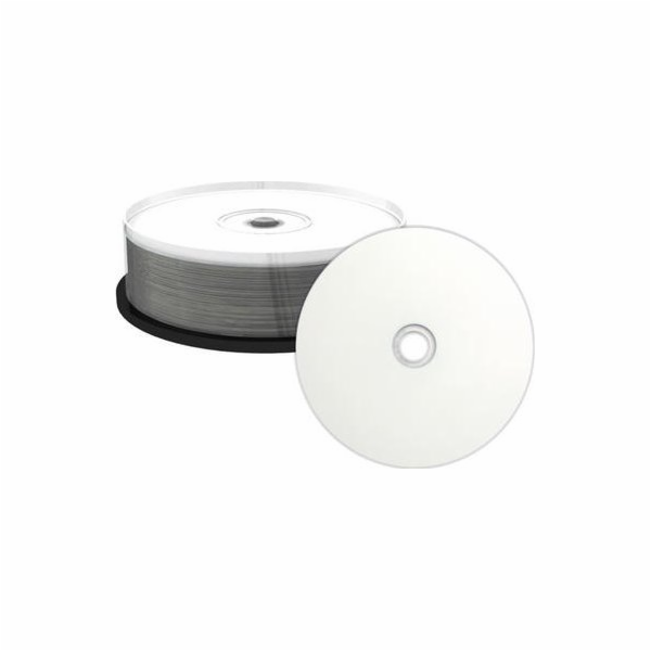 MediaRange BD-R 25GB 6x volll beddruckbar weiß 25ks Cakebox