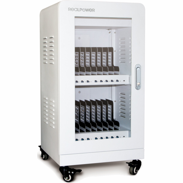 Realpower  Ladestation Power Station 20 480W 20xUSB-A nab...