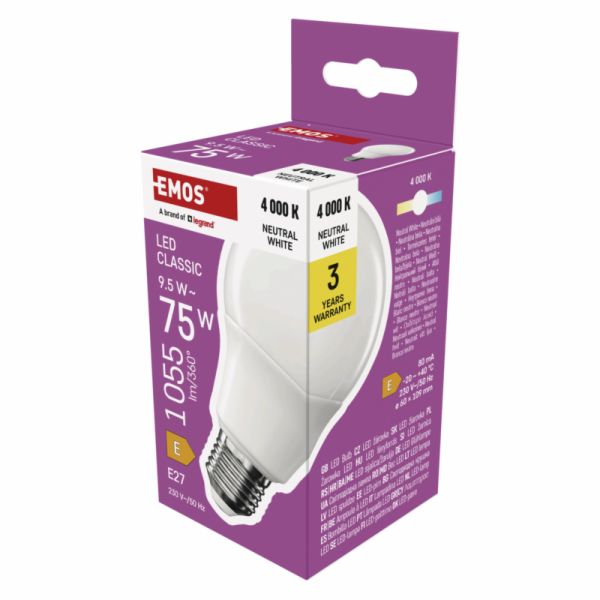 EMOS Lighting žárovka E27  75 w  neutrál