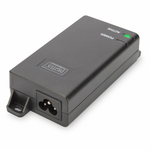DIGITUS Gigabit Ethernet PoE + Injector, 802.3at Power Pi...