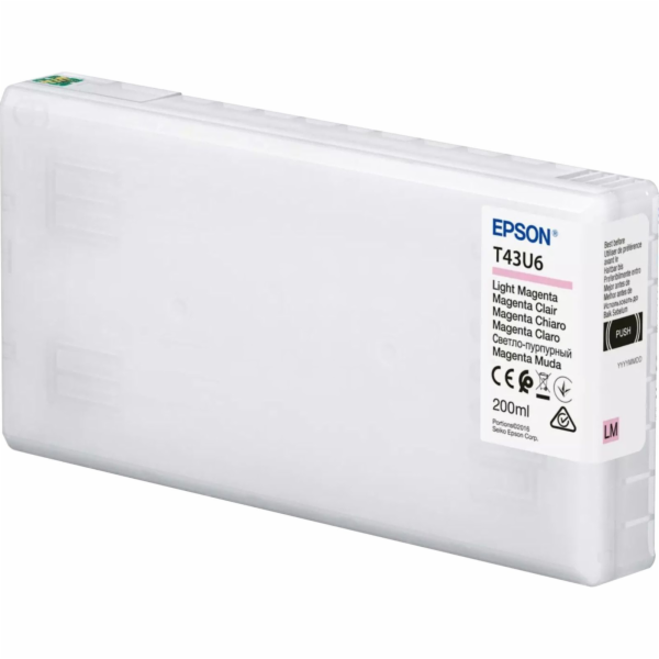 Inkoustová kazeta Epson světle purpurová T 43U 200 ml T 4...
