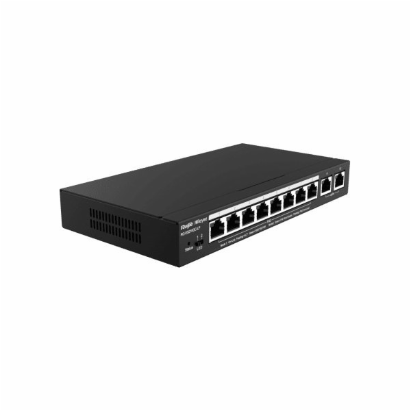 Reyee RG-ES210GC-LP Smart mananged PoE switch, 8x PoE