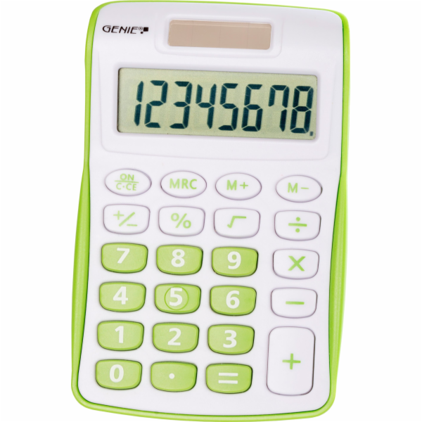Genie kalkulačka GENIE Taschenrechner 120 G 8-stellig grün