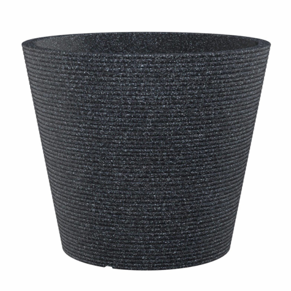 Hrnec Scheurich 242/30, plast, H 28,5 cm, černý