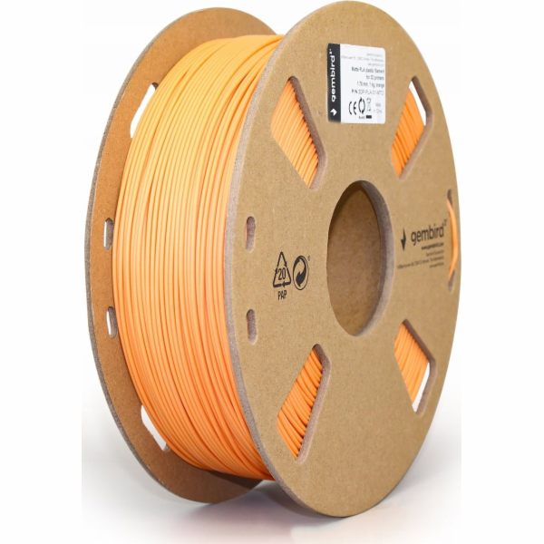 GEMBIRD Tisková struna (filament) PLA MATTE, 1,75mm, 1kg,...